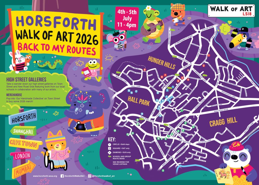 Walk of Art Map 2026 Front
